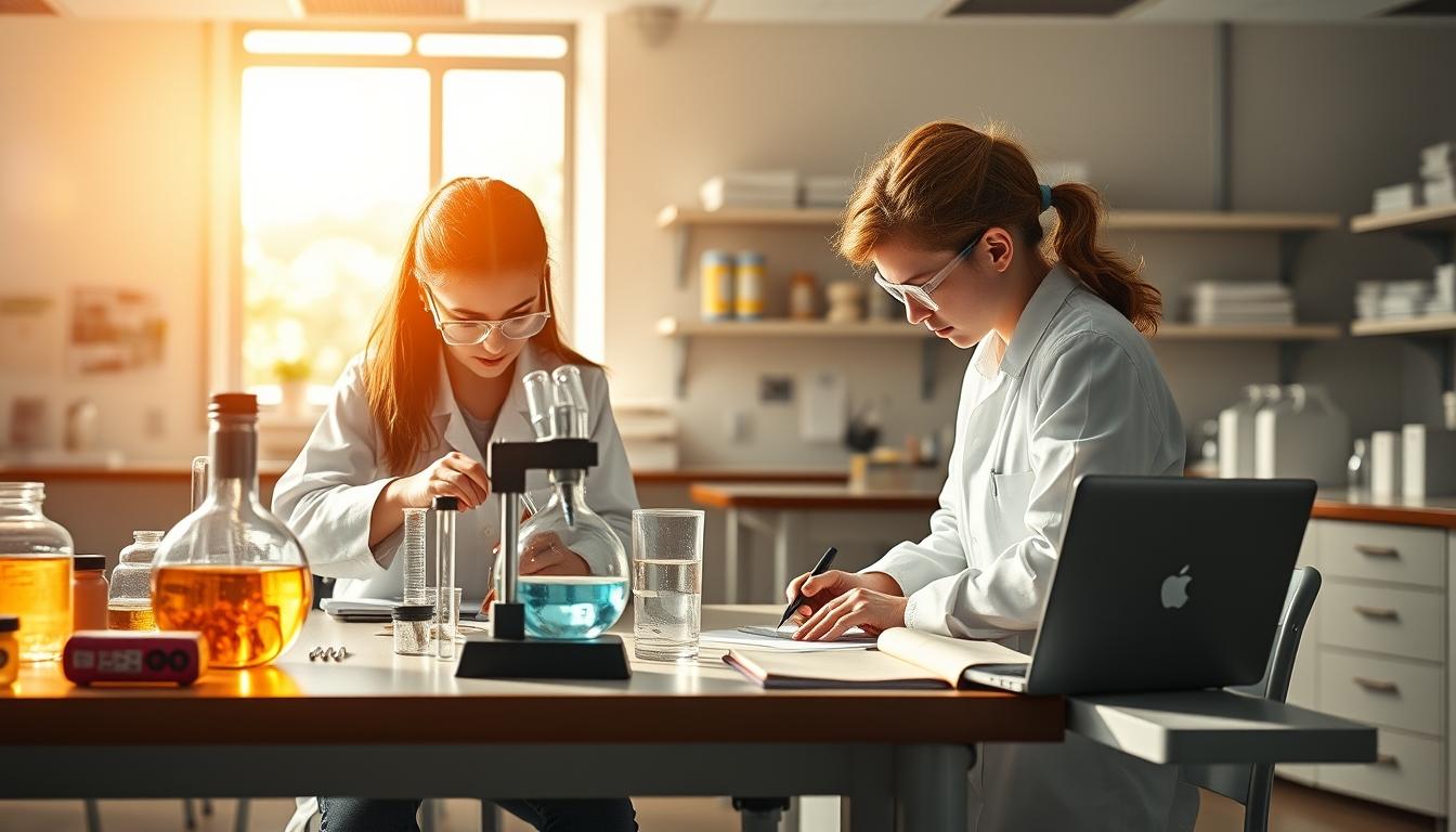 Students collaborating in study space